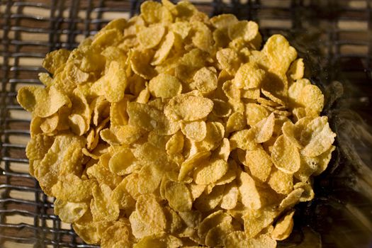 Close up of delicious Cornflakes