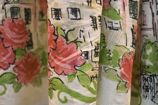 Photo of nice floreal fabric