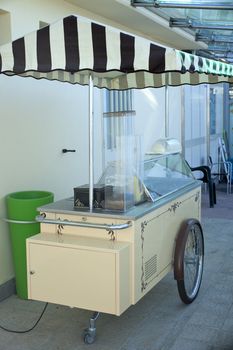 Ice cream truck on the street