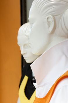 Mannequins in a shop window