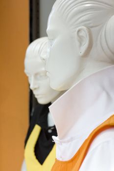 Mannequins in a shop window