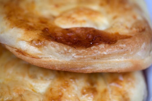 Close up of a delicious focaccia