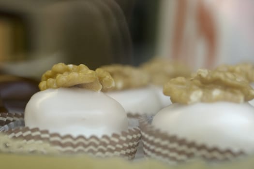 Photo of delicious Pastry with nuts