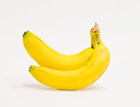 Bananas on a gray background