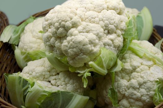 Close up of fresh Cauliflower