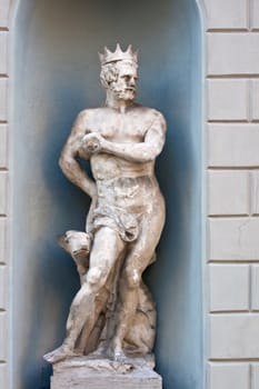 View of king statue, Trieste