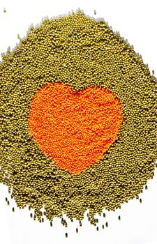 Photo of Heart of lentils and beans