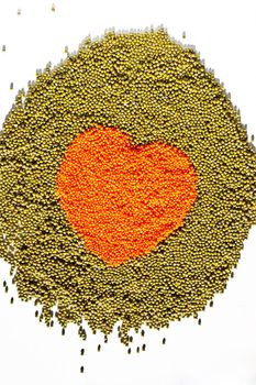 Photo of Heart of lentils and beans
