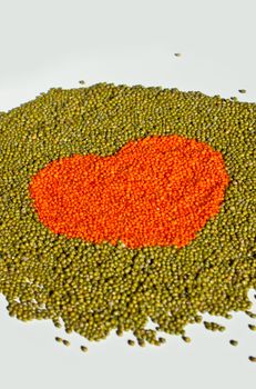 Photo of Heart of lentils and beans