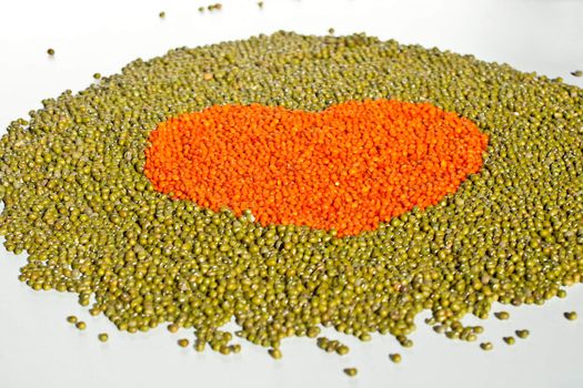 Photo of Heart of lentils and beans