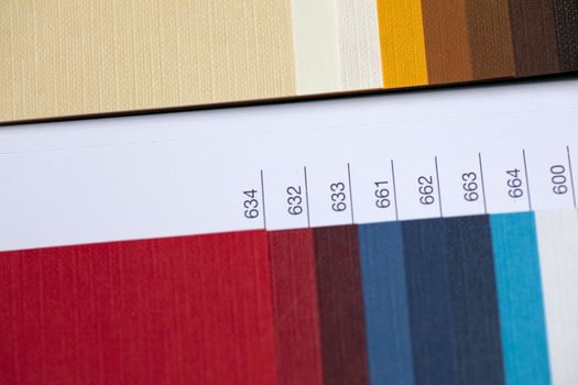 Color guide to match colors for printing