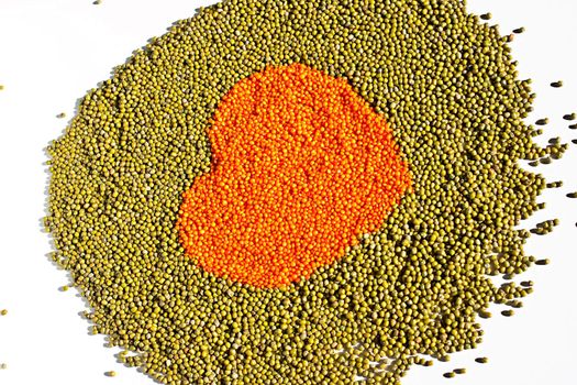Photo of Heart of lentils and beans