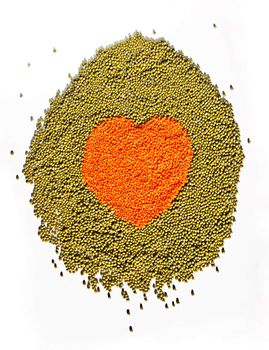 Photo of Heart of lentils and beans