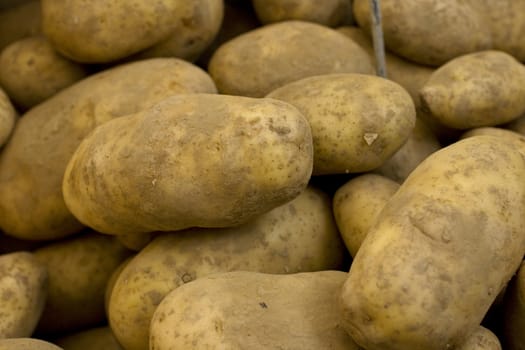 Photo of biological fresh potatoes