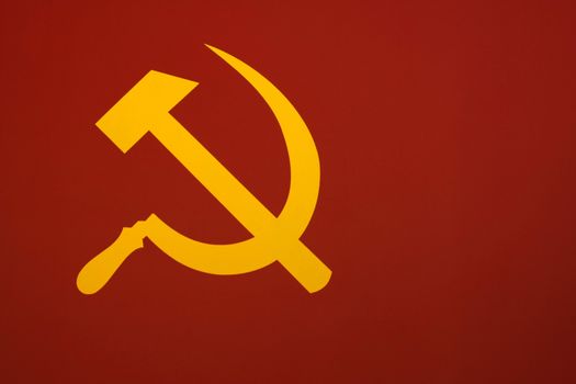 Murky version of the Soviet flag