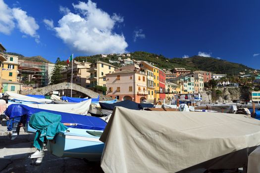 Bogliasco, typical village in Liguria, Italy