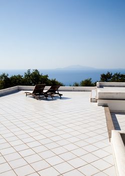 Terrace on Naples Gulf: two seats with a wonderful view