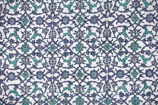 Handmade Tiles. Topkapi Palace in Istanbul,Turkey