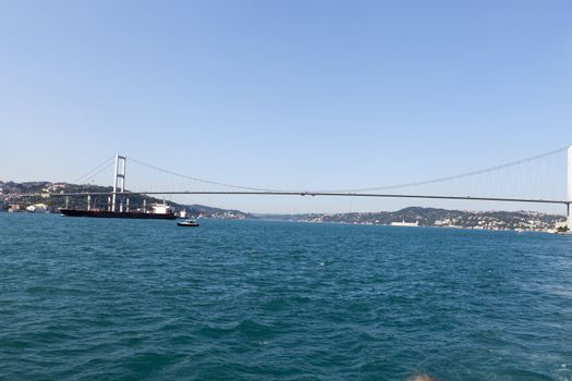 Istambul - Bosporus Bridge connecting Europe and Asia 