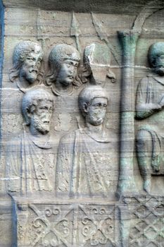Istambul - The base of the Obelisk of Thutmosis III 