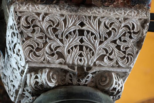 Interior of the Hagia Sophia in Istanbul. Turkey 