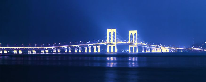 Sai Van Bridge. Macau. View from the Taipa.