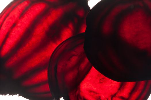 sliced raw beet
