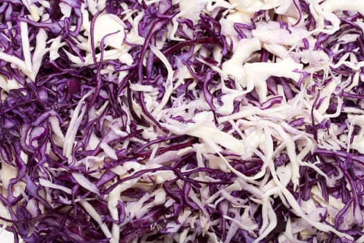 White and Red  Cabbage 