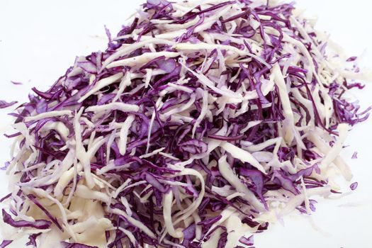 White and Red  Cabbage