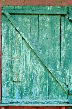 cracked old door