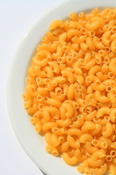 Close up of a pasta on a plate.
