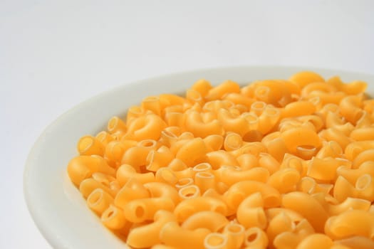 Close up of a pasta on a plate.
