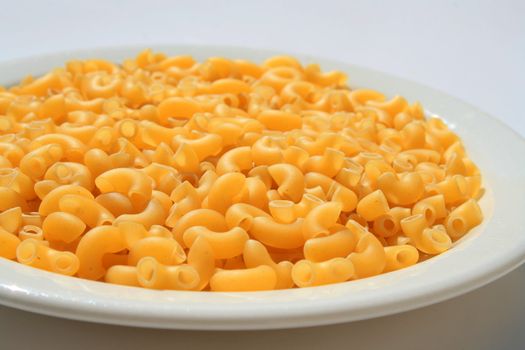 Close up of a pasta on a plate.
