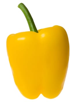 yellow peppers, isolated
