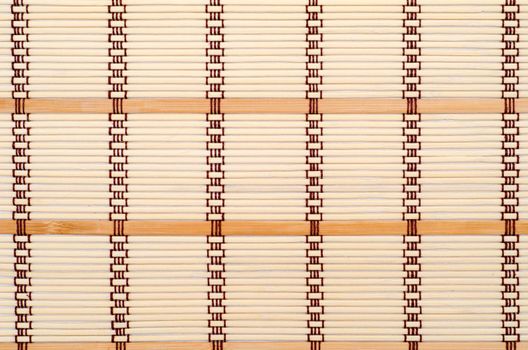 Bamboo place mat for sushi