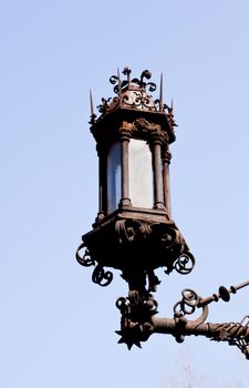 Old street lantern, Trieste - Italy