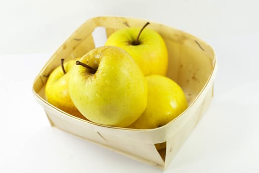 a basket of apples