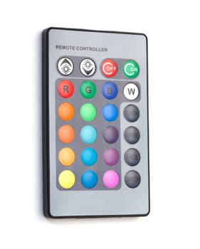 photo of remote controller on white background