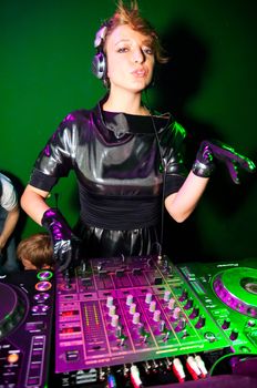 DJ Miusha concert Gaudi club in Moscow. October 16, 2010