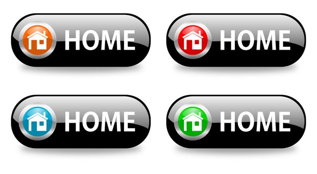 home glossy icon