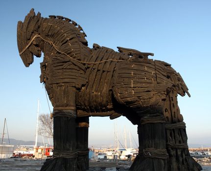 Trojan Horse in Canakkale ,Turkey. 