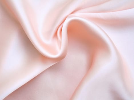 Smooth elegant pink silk can use as background 