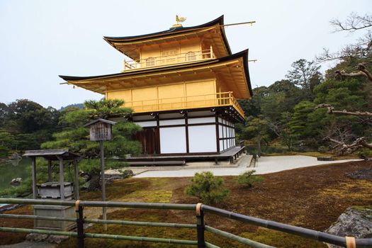 Kinkakuji Temple (The Golden Pavilion) in Kyoto, Japan