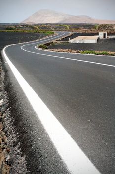 Road to volcanos, Lanzarote