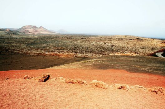 Landscape image from the isle of Lanzarote, Canarias.