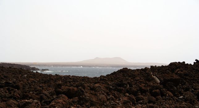 Landscape image from the isle of Lanzarote, Canarias.