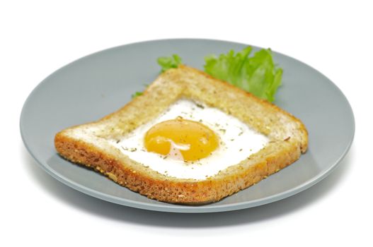 Fried eggs in French