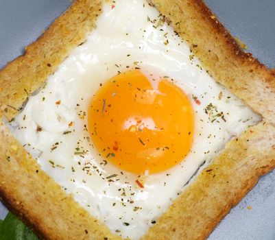 Fried eggs in French