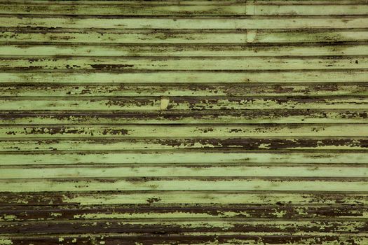 Background picture made of old green wood boards