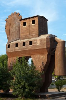  Trojan Horse located in Troy, Turkey